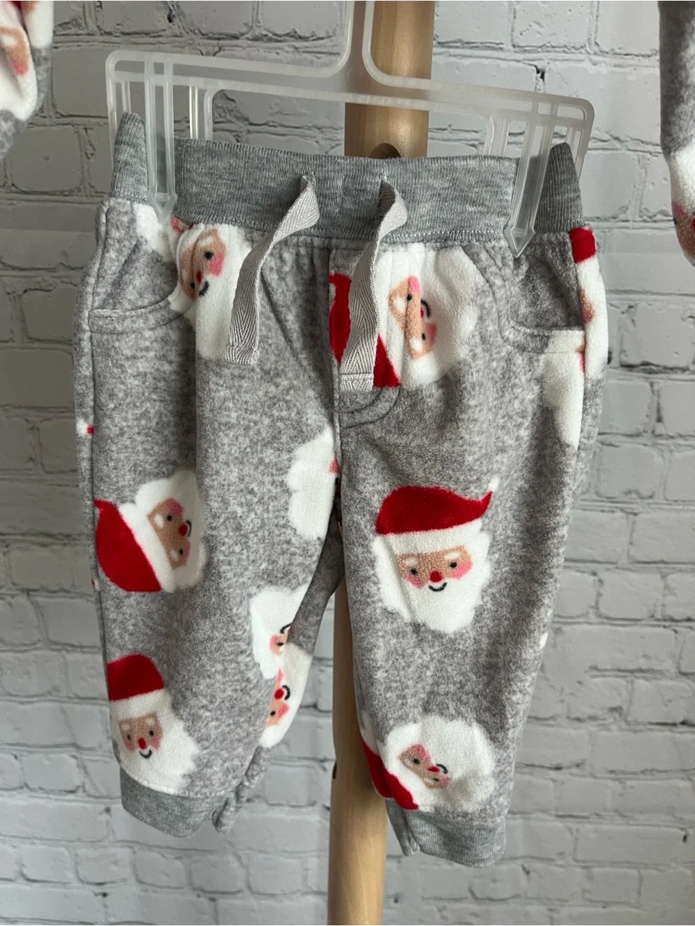 ⭐️⭐️PICK 5 / $20 Carter's Baby Grey Santa Fleece Outfit